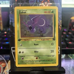 1st Edition Zubat 70/82 - Team Rocket - Pokemon Card - Vintage - Image 1