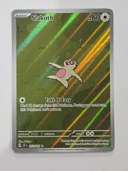 Pokemon TCG Slakoth 212/191 Surging Sparks Illustration Rare Card - Image 1