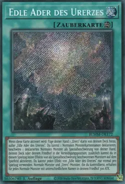 yugioh Edle Ader des Urerzes BLMM-DE172 SECRET RARE 1AUFLAGE DEUTSCH - Image 1