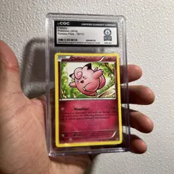 CGC World Record 1/1 Furious Fits Clefairy English Pokemon Card 2014 70/111 - Image 1