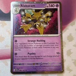 Pokemon Alakazam Cosmos Holo Exclusive Card 082/167 Blister Exclusives English - Image 1
