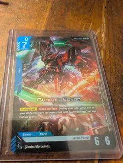 Gundam Epyon LR NM GD02-002 Gundam Card Game - Dual Impact English - Mint - Image 1