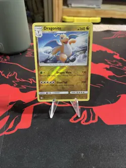 Dragonite Rare Reverse Holo 96/149 Pokemon Card 2017 Sun & Moon Base Set LP - Image 1