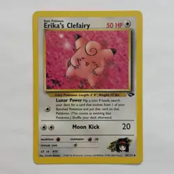 Erika's Clefairy 40/132 Gym Challenge Non Holo Pokemon TCG Card LP dd - Image 1