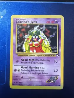 Pokemon Gym Heroes Sabrina's Jynx 59/132 Uncommon WotC 2000 TCG Vintage Card - Image 1