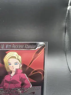 DBS Card Game - Android 18, With Reckless Abandon - Zenkai Art Promo - Image 3