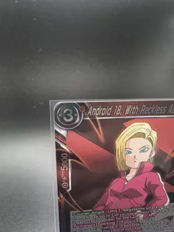 DBS Card Game - Android 18, With Reckless Abandon - Zenkai Art Promo - Image 4