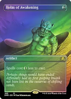 Helm of Awakening (Borderless) - FOIL - Dominaria Remastered - Magic - MTG - Image 1