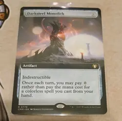 Darksteel Monolith (Extended Art) Commander Masters MTG MINT 🔥 - Image 1