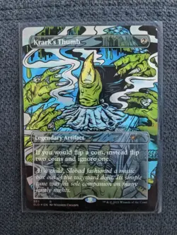 MTG Krark’s Thumb Secret Lair Rare NM Alt Art Magic The Gathering EDH Coin Flip - Image 1