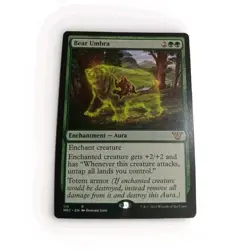 Wizards of the Coast Bear Umbra 113 NEC Rare Enchantment Aura Green - Image 1