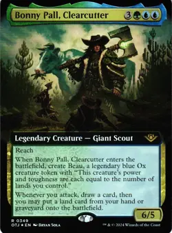 MTG TCG - Bonny Pall, Clearcutter (Extended Art) 349 OTJ - NM Free Shipping $5+ - Image 1