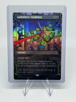 Leonardo's Technique (Showcase) Teenage Mutant Ninja Turtles Foil - Image 1
