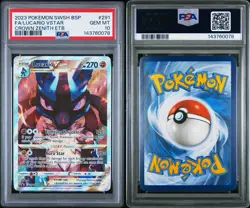 PSA 10 GEM MINT Lucario Vstar #291 Pokemon TCG Swsh Black Star Promo Promo - Image 3