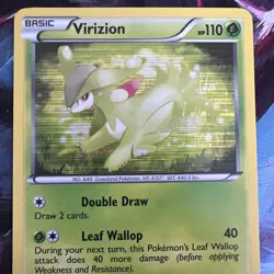 Virizion 15/113 Holo Legendary Treasures Pokemon Card - Image 2