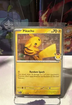 Pikachu - Pokemon Day 2026 (Cosmo Holo) 051/162 Miscellaneous Cards Holo - Image 1