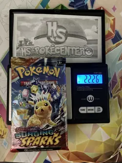 HEAVY! 22.26g Surging Sparks Pokemon TCG Booster Pack - Image 1
