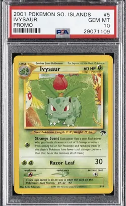 Pokemon Ivysaur 05/18 Southern Islands Promo Regular PSA 10 2001 English - Image 1