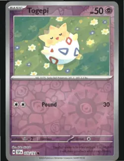 Togepi 070/191 Common Surging Sparks Pokemon Reverse Holo Near Mint - Image 1