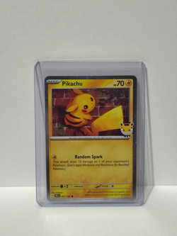 Pikachu (Pokemon Day 2026) 051/162 Near Mint NM TCG Pokemon - Image 1