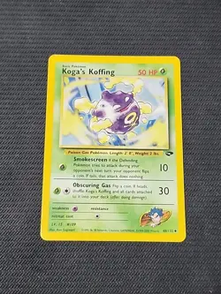 Pokemon Gym Challenge "Koga's Koffing" 77/132 / Uncommon / Lightly Played - Image 1