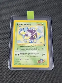 Pokemon Gym Challenge "Koga's Koffing" 77/132 / Uncommon / Lightly Played - Image 5