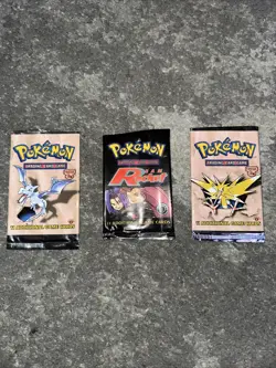 Pokemon 1st Edition Empty Vintage Packs (14) - Fossil, Team Rocket, Gym Heroes - Image 4