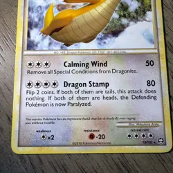 Pokemon TCG Dragonite 18/102 Triumphant Non-Holo Rare 2010 LP - Image 5