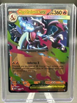 Mega Charizard X Ex #29 | Pokemon MEP: Mega Evolution Black Star Promo | NM #29 - Image 1
