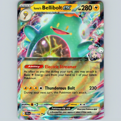 2025 Pokemon Ionos Bellibolt ex 053/159 Full Art Ultra Rare Holo - NM💎 - Image 1