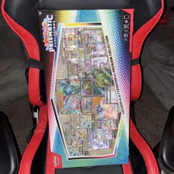 PRISMATIC EVOLUTIONS Lucario EX and Tyranitar EX Premium Collection Sam’s Club - Image 1