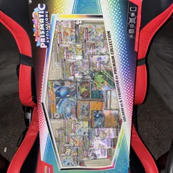 PRISMATIC EVOLUTIONS Lucario EX and Tyranitar EX Premium Collection Sam’s Club - Image 2