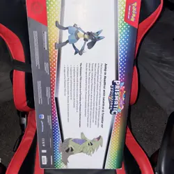 PRISMATIC EVOLUTIONS Lucario EX and Tyranitar EX Premium Collection Sam’s Club - Image 4