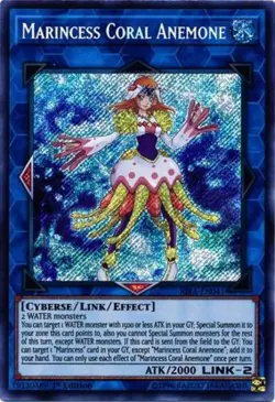 Marincess Coral Anemone - RIRA-EN041 - Secret Rare - 1st Edition NM Yugioh Risin - Image 1