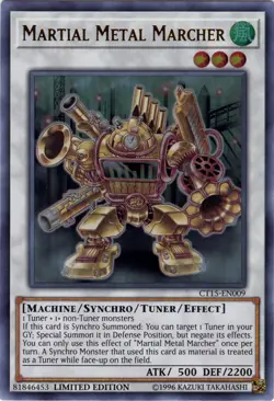 Martial Metal Marcher - CT15-EN009 - Ultra Rare - Limited Edition NM Yugioh 2018 - Image 1