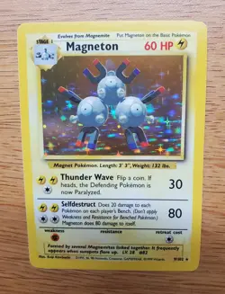 Pokemon TCG Magneton Base Set 9/102 Holo 1999-2000 Wizards Base Set Copyright... - Image 1
