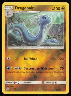 Dragonair 150/236 Uncommon Unified Minds Pokemon Reverse Holo Lightly Played - Image 1