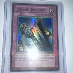Konami Solemn Judgment Holo MRD-127 Trap Card Yu-Gi-Oh! TCG English - Image 2