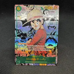 Monkey. D. Luffy One Piece TCG Manga Op13-118 1 - NM - Image 1