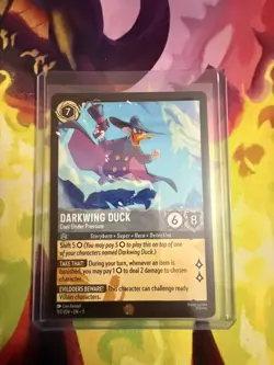 Disney Lorcana Darkwing Duck-Cool Under Pressure Character Card 192/204 - Image 1