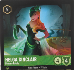 Helga Sinclair - Femme Fatale - Into the Inklands - 74/204 - single - Lorcana - Image 1