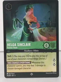 Helga Sinclair - Femme Fatale - Into the Inklands - 74/204 - single - Lorcana - Image 2