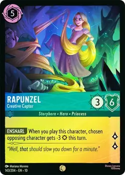 Rapunzel Creative Captor 143/204 Whispers in the Well Cold Foil Disney Lorcana - Image 1