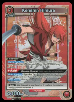 Union Arena: Rurouni Kenshin - Kenshin Himura (SR) Foil - UE11BT/RNK-1-090 - Image 1