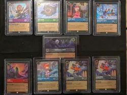 2026 Disney Lorcana Winterspell Cold Foil (62) Card Lot 35-C/14-UC/11-R/2-SR 💥 - Image 2