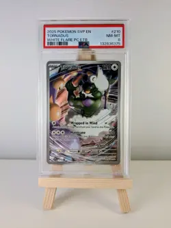 Tornadus Pokemon Centre Promo White Flare Pokemon Card PSA 8 - Image 1