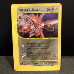Pokemon TCG 2002 Rocket’s Scizor Best of Game Promo Card #4 - Image 1