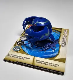 Bakugan Battle Brawlers Aquos Terrorclaw 520G B2 w/ Card - Image 2