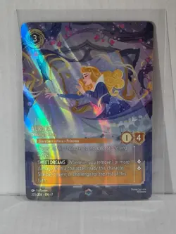 Disney Lorcana Aurora Waking Beauty Enchanted Archazia's Island Card 205/204 - Image 1