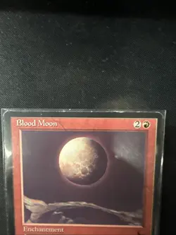Magic the Gathering MTG Blood Moon Card 1994 The Dark Reserved List LP - Image 3